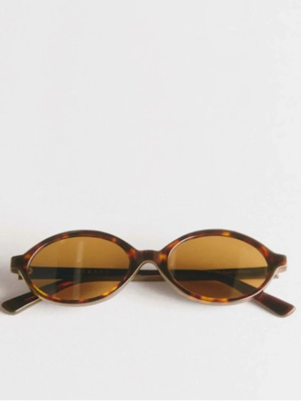 Sezane Alba Tortoise Oval sunglasses
